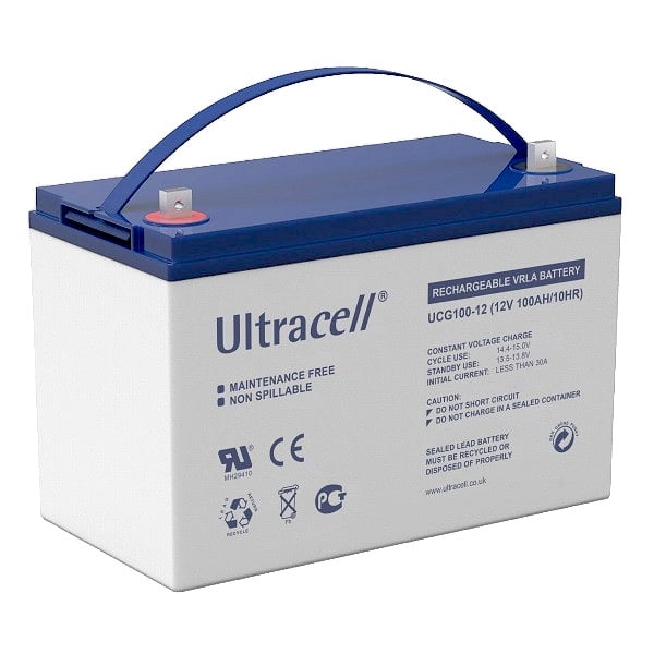 Acumulator 12V, 100Ah, VRLA, Ultracell UCG100-12 F10, Deep Cycle GEL. Fiabilitate si performanță 1 Acumulator 12V