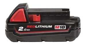 Acumulator M18 Milwaukee 2Ah - Fiabilitate și Performanță 1 Acumulator M18 Milwaukee, 2Ah, management al temperaturii, cadru de sudura, separator de celule, 4932430062. Fiabilitate si performanță