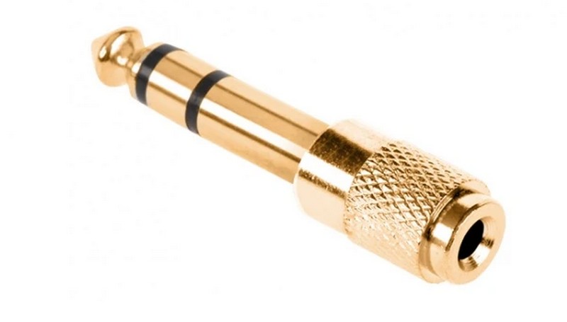 Adaptor audio Jack 6.35mm tata - Jack 3.5mm mama, metal, aurit, ZLA0325. Fiabilitate si performanță 1 Adaptor audio Jack 6.35mm tata - Jack 3.5mm mama