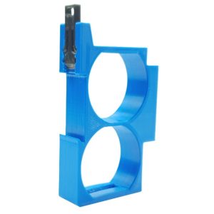Adaptor dublu pentru DIN compatibil cu releele Shelly 1 si Shelly 1PM