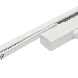 Amortizor hidraulic cu sina pentru usi de 40-65kg Alb cu blocare SA-8023W