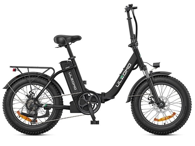 Bicicleta electrica pliabila Ulzomo ULZDPH20-BK, autonomie 89km, 350W, 36V 13Ah, 7 trepte viteza max. 25km/h, LDC, negru, anvelope 20 inch. Fiabilitate si performanță 1 Bicicleta electrica pliabila Ulzomo ULZDPH20-BK