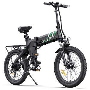 Bicicleta electrica pliabila Ulzomo ULZR20-BK