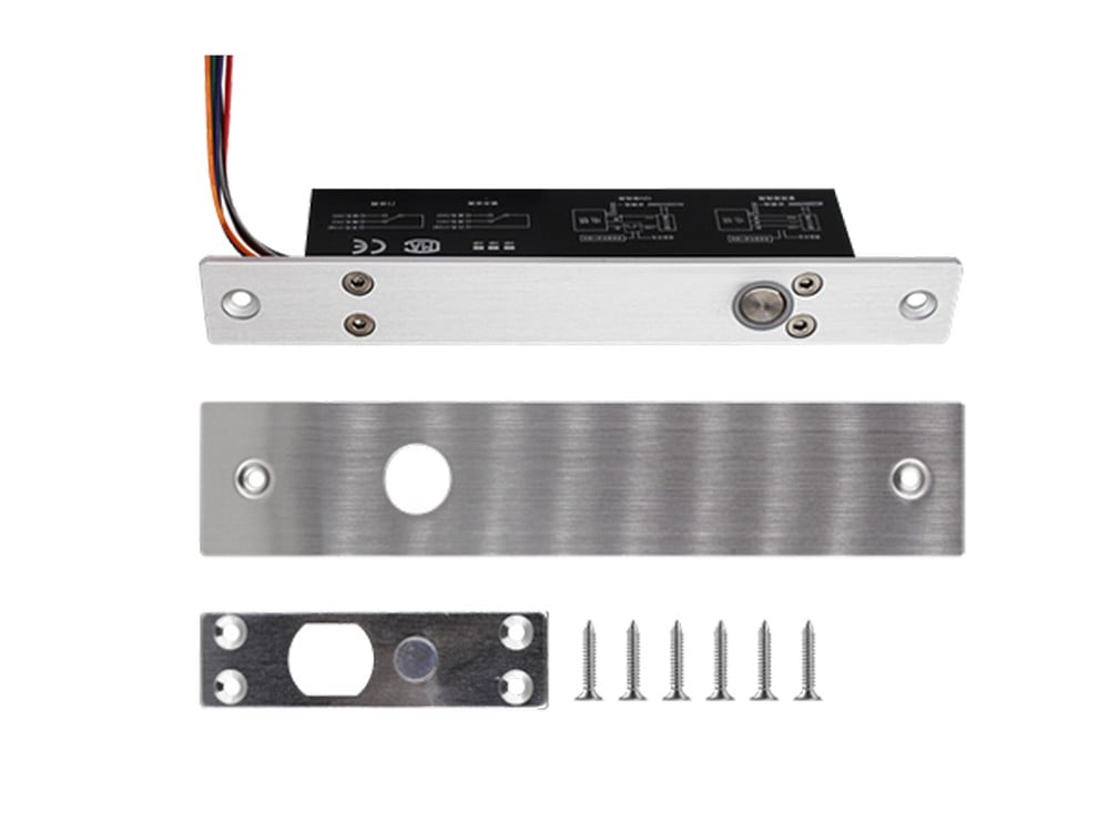 Bolt electric, fail safe, NC/NO/COM, temporizator, 12V, 1500 kgf, SECUKEY, C-Strike 5. Fiabilitate si performanță 1 Bolt electric