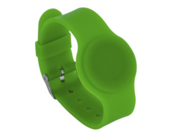 Bratara de proximitate din silicon cu catarama metalica