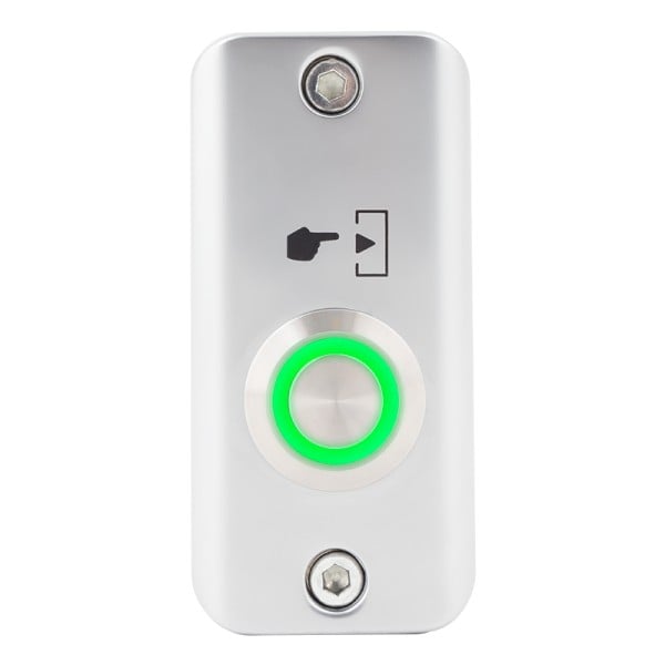 Buton de iesire aplicabil, 12V, LED semnalizare, aliaj de zinc, IP65, SMB-S001(LED)-rdgn. Fiabilitate si performanță 1 Buton de iesire aplicabil