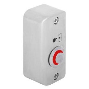 Buton de iesire aplicabil din aliaj de zinc cu LED de semnalizare rosu