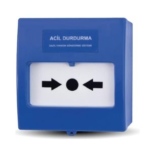 Buton de incendiu conventional resetabil