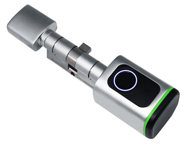 Butuc smart, functioneaza cu amprenta si card Mifare, compatibil cu aplicatia Tuya, 60mm, SECUKEY D1-60MM. Fiabilitate si performanță 1 Butuc smart