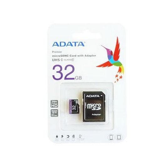 CARD MicroSD ADATA 32 GB, MicroSDHC clasa 10 AUSDH32GUICL10-RA1. Fiabilitate si performanță 1 CARD MicroSD ADATA 32 GB