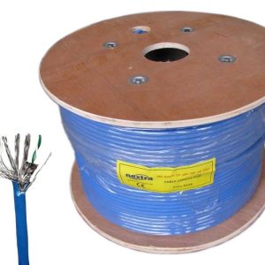 Cablu S/FTP cat6A LSZH blue jacket
