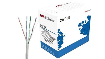 Cablu UTP CAT5E Hikvision, 305 m, DS-1LN5E-E/E. Fiabilitate si performanță 1 Cablu UTP CAT5E Hikvision