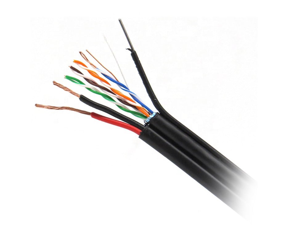 Cablu UTP cu alimentare si sufa, siamez, CAT 5E, UTPCUCAT5Q5SUFA+POWER. Fiabilitate si performanță 1 Cablu UTP cu alimentare si sufa