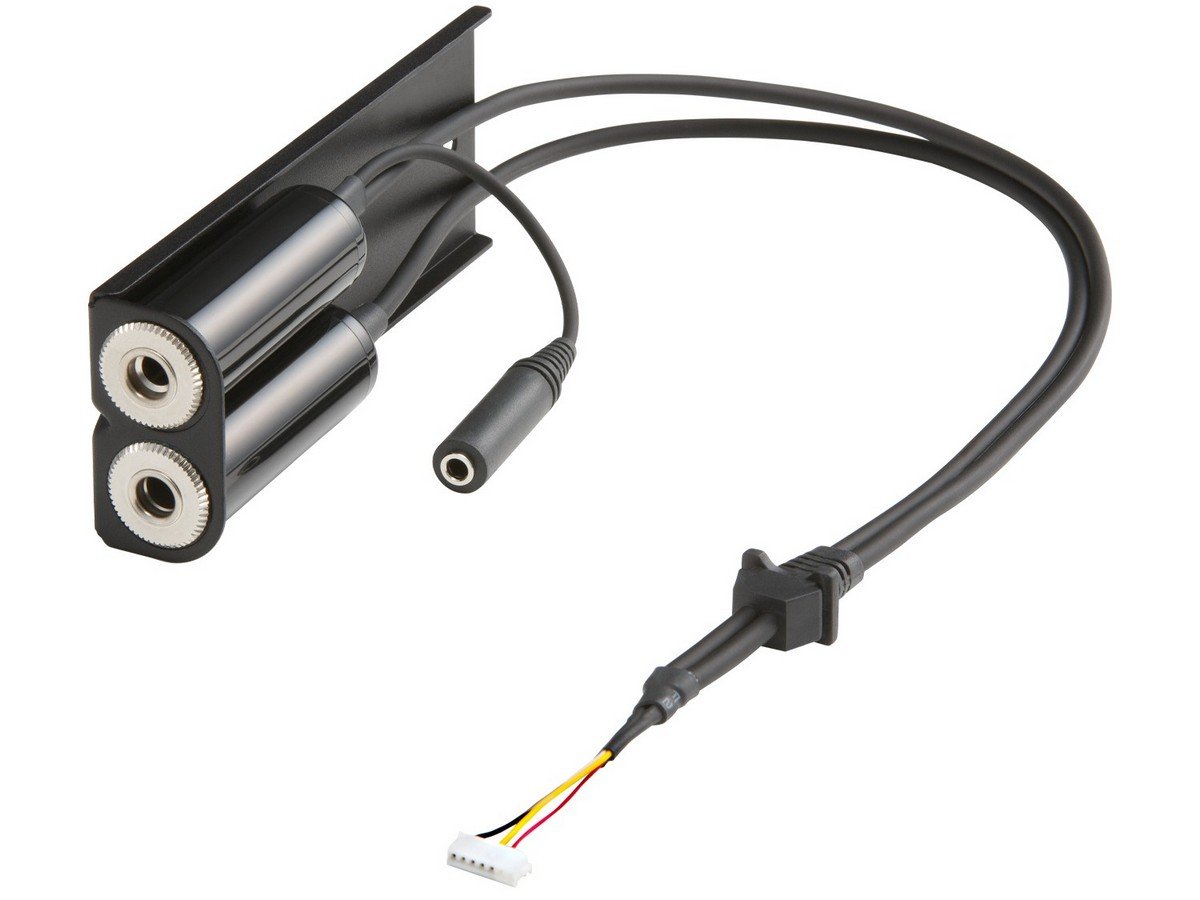 Cablu adaptor pentru casti, lungime 471mm, mufa 5.23/3P, mufa 6.3mm/2P, mufa stereo 3.5mm, pentru IC-A120, Icom OPC-871A. Fiabilitate si performanță 1 Cablu adaptor pentru casti