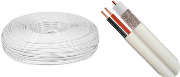 Cablu coaxial CUPRU RG6 + 2X0