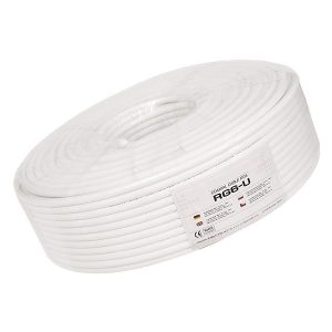 Cablu coaxial RG6U Cupru 100 metri