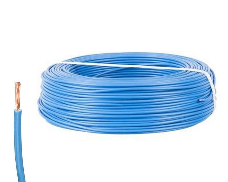 Cablu conductor flexibil MYF 1,5mm, rola 100 metri, albastru, din CCA, MYF1.5ALBASTRU. Fiabilitate si performanță 1 Cablu conductor flexibil MYF 1