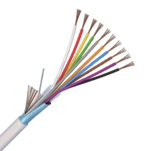 Cablu de alarmă ecranat cu 10 fire - Fiabilitate și performanță 1 Cablu de alarma ecranat cu 10 fire, cupru 100%, multifilar, 0.22mm², rola 100m. Fiabilitate si performanță