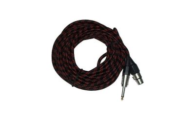 Cablu microfon XLR mama la Jack 6.3 tata 3 metri – KPO2757-3