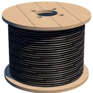 Cablu solar 6mm Tambur 500m - Negru