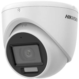 Camera Dome de supraveghere Hikvision Smart Hybrid cu LED alb 20m si IR 30m