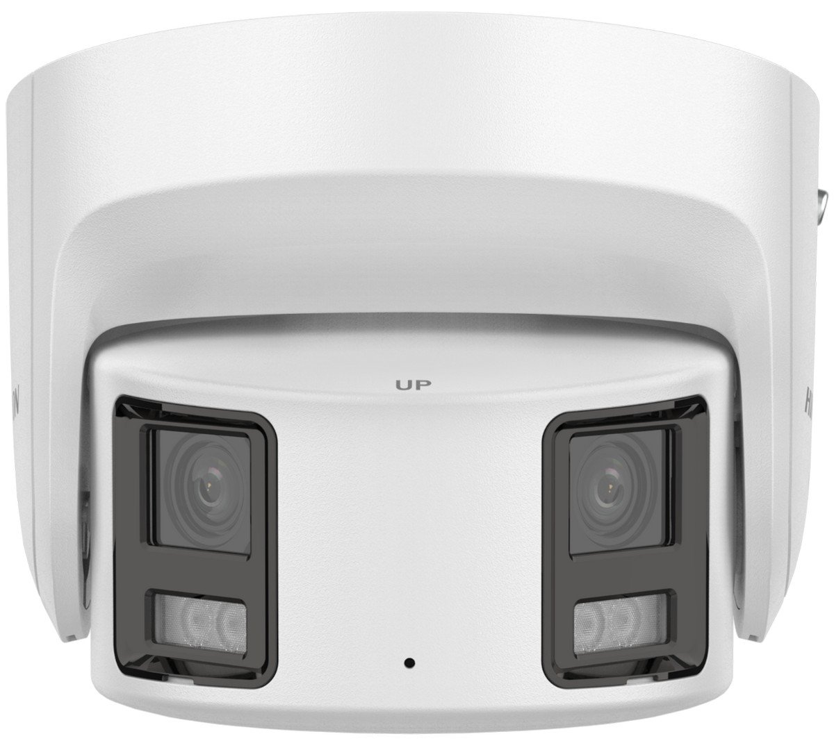 Camera IP 8MP 4K Panoramica 180°, 2x 4mm, alarma acustica si luminoasa, Acusense, microfon, ColorVu 30m, Hikvision, DS-2CD2387G2P-LSU-SL-4mm(C). Fiabilitate si performanță 1 Camera IP 8MP 4K Panoramica 180°