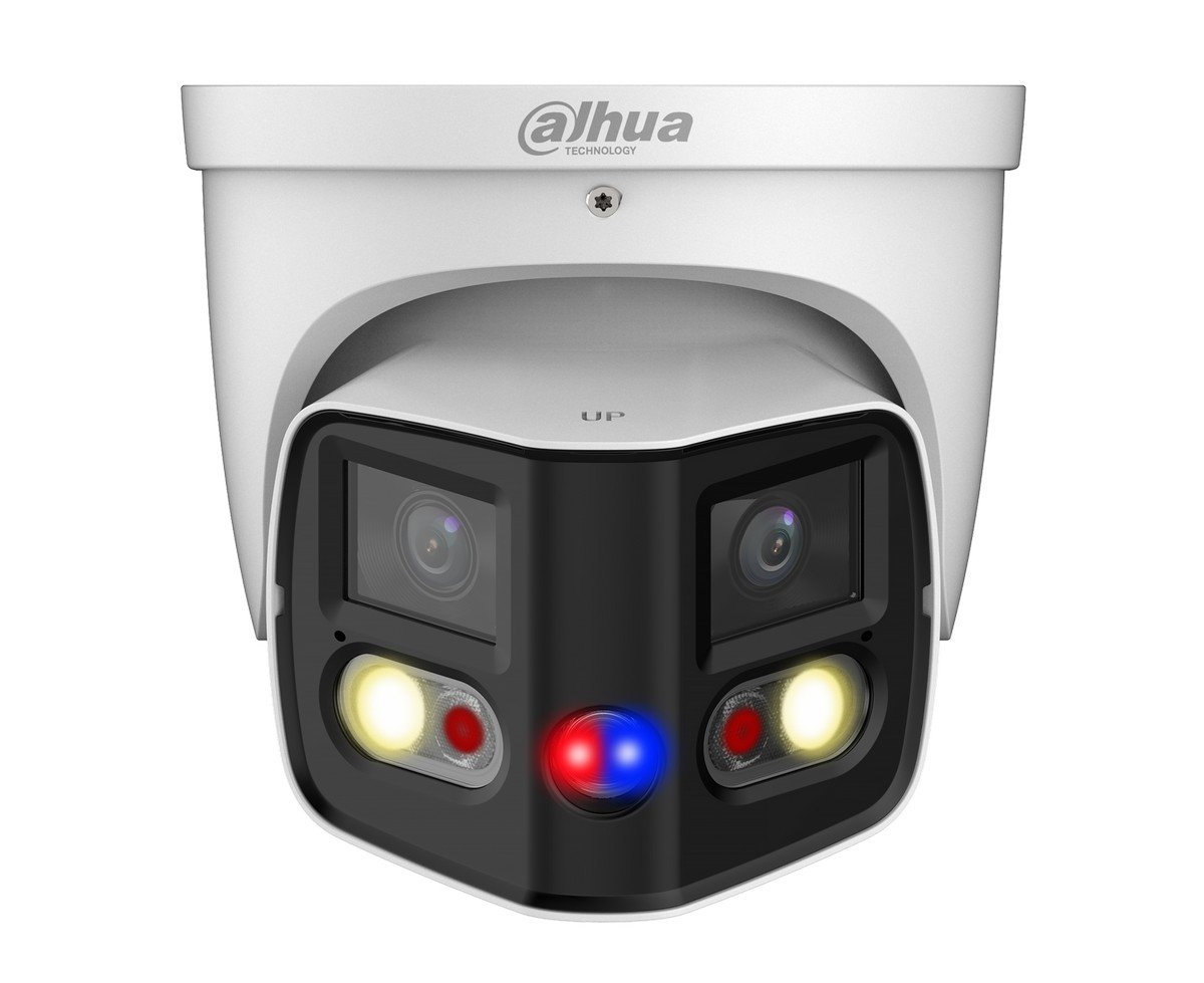 Camera IP Dahua TIOC, EPTZ, WizSense, Lentila Duala, 4K, Iluminare Duala, Alarma acustica si vizuala, PoE, IPC-PDW3849-A180-E2-AS. Fiabilitate si performanță 1 Camera IP Dahua TIOC