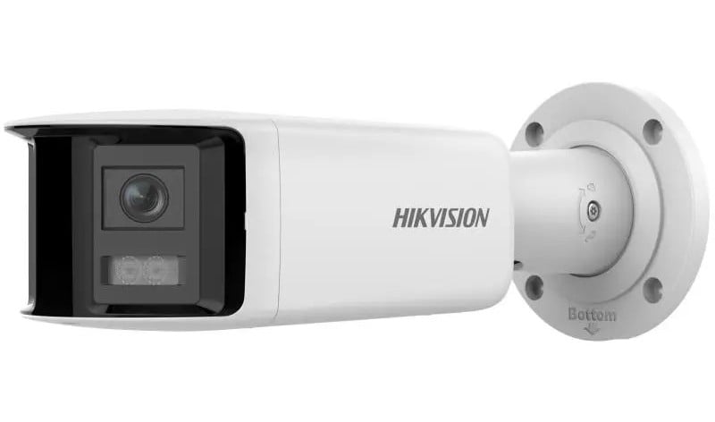 Camera IP panoramica, 4MP, 2 x 2.8mm, Acusense DarkFighter, IR 40m, Alarma, Hikvision DS-2CD2T46G2P-ISU/SL. Fiabilitate si performanță 1 Camera IP panoramica