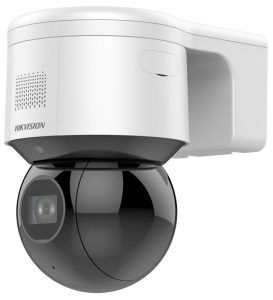 Camera PTZ Hikvision DS-2DE3A404IWG-E, DarkFighter, 4MP 2K, Iluminare duala, Alarma acustica si optica, slot MicroSD, PoE, IP66. Fiabilitate si performanță