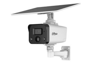 Camera de supraveghere 4G cu baterie si panou solar, 4MP, IR si LED, Alarma, slot microSD, IP67, Dahua IPC-HFW2441DG-4G-SP-B-0360B-MAX. Fiabilitate si performanță