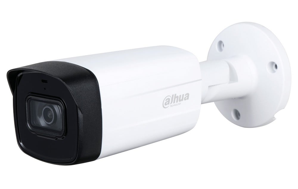Camera de supraveghere exterior HDCVI, 2MP, lentila 2.8mm, IR 40m, Microfon, IP67, Dahua HAC-HFW1200TH-I4-A. Fiabilitate si performanță 1 Camera de supraveghere exterior HDCVI