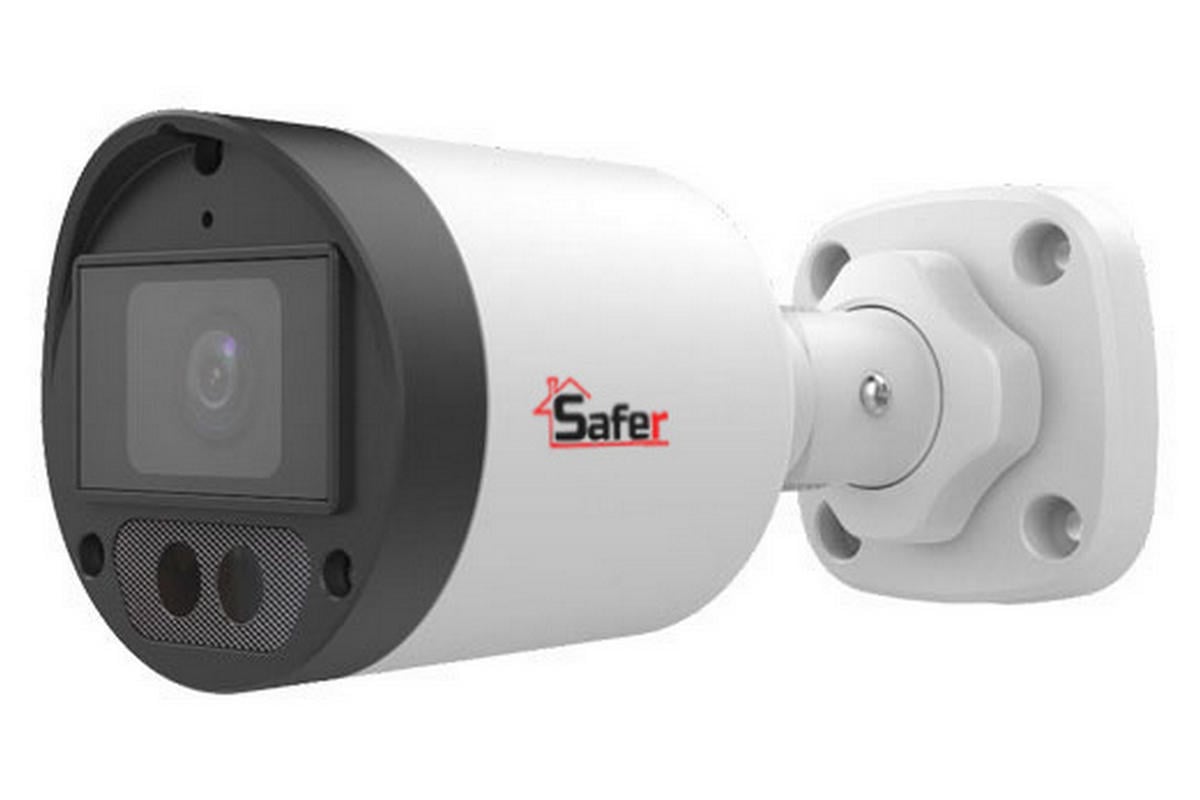 Camera de supraveghere exterior Safer, 5MP, lentila 2.8mm, LightHunter, IR 40m, Microfon, IP67, SAF-BP5MP40F28-A(U). Fiabilitate si performanță 1 Camera de supraveghere exterior Safer
