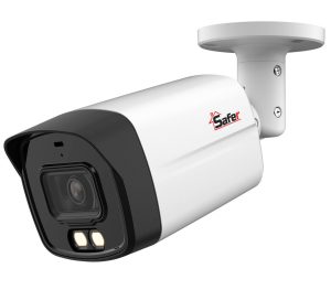 Camera de supraveghere pentru exterior HDCVI, Full HD 2MP, 2.8mm, Iluminare duala IR si LED 40m, Microfon, IP67, Safer SAF-BM2MP40F28-IL-A. Fiabilitate si performanță