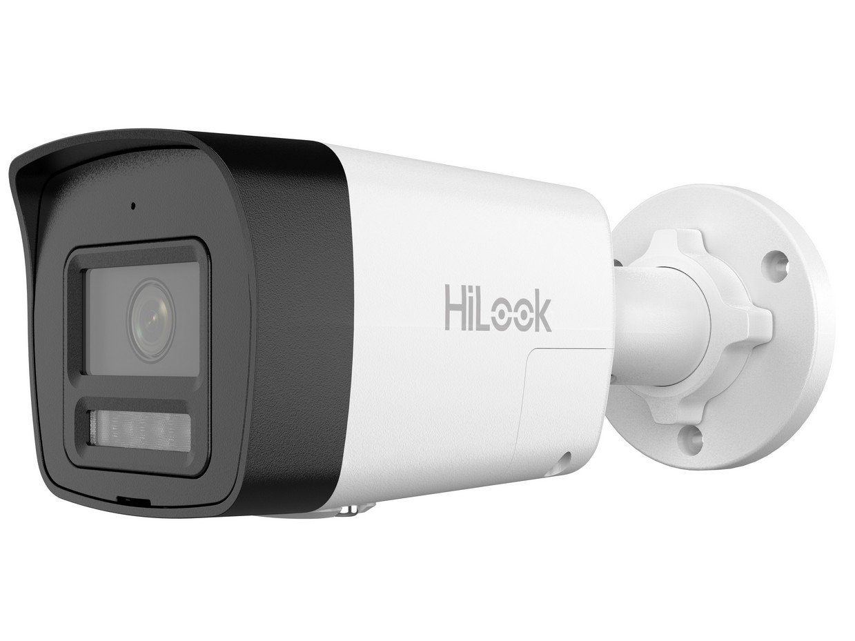 Camera supraveghere IP Hikvision HiLook IPC-B140HA-LUF/SL, 4MP, iluminare duala 30m, 2.8mm, microfon, difuzor, slot microSD, PoE, IP67. Fiabilitate si performanță 1 Camera supraveghere IP Hikvision HiLook IPC-B140HA-LUF/SL