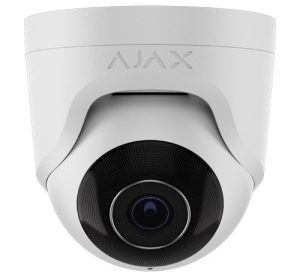 Camera supraveghere turret IP Ajax TurretCam(W)-64929, 8MP, 4mm, IR 35m, Microfon, AI, slot microSD, PoE, IP65, alba. Fiabilitate si performanță