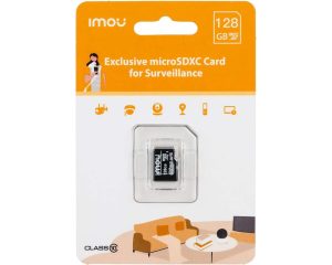 Card MicroSD, 128GB, Clasa 10, citire 95 Mbps, scriere 38 Mbps, IMOU, MICROSD128-IMOU. Fiabilitate si performanță