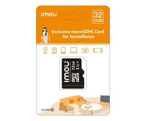 Card MicroSD 32GB Clasa 10 - Performanță și Fiabilitate 1 Card MicroSD, 32GB, Clasa 10, citire 95 Mbps, scriere 25 Mbps, IMOU, MICROSD32-IMOU. Fiabilitate si performanță