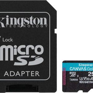 Card de memorie microSD 256GB Kingston CANVAS GO Plus