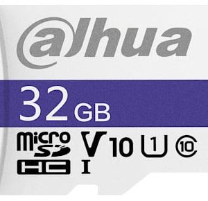 Card de memorie pentru stocare video Micro SD 32GB Clasa 10 Dahua TF-C100/32GB