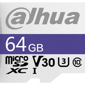 Card de memorie pentru stocare video Micro SD 64GB Clasa 10 Dahua