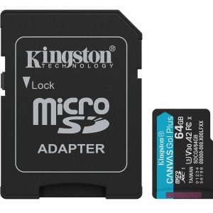 Card microSD 64GB, citire 200 Mb/s, scriere 100Mb/s, Kingston SDCG4/64GB. Fiabilitate si performanță – ofertă, preț și specificații