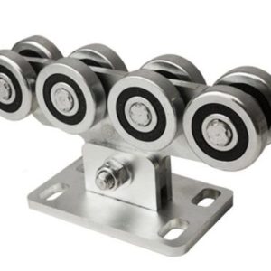 Carucior in 8 role pentru feronerie poarta autoportanta in consola 500Kg