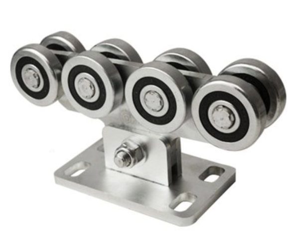 Carucior in 8 role pentru feronerie poarta autoportanta in consola 500Kg