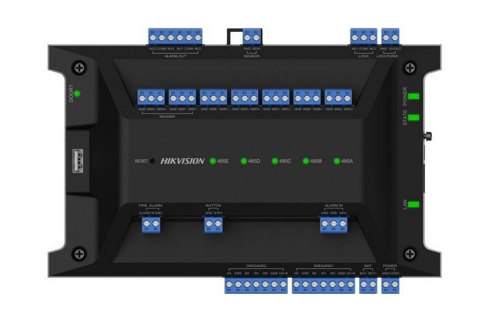 Centrala Control Acces Hikvision DS-K2701X(P), 1 Usa, Extensibila la 125 Usi, Wiegand, RS-485, 200.000 Carduri. Fiabilitate si performanță 1 Centrala Control Acces Hikvision DS-K2701X(P)