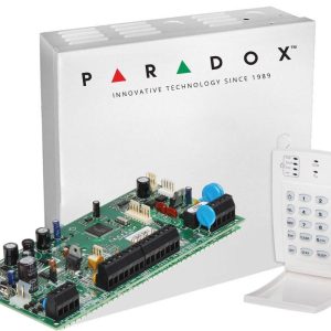Centrala de alarma Paradox Spectra 5500 si tastatura K10