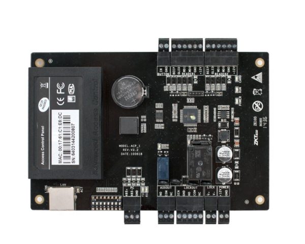 Centrala de control acces si pontaj 2 usi bidirectionale TCP/IP CCA3-2-2