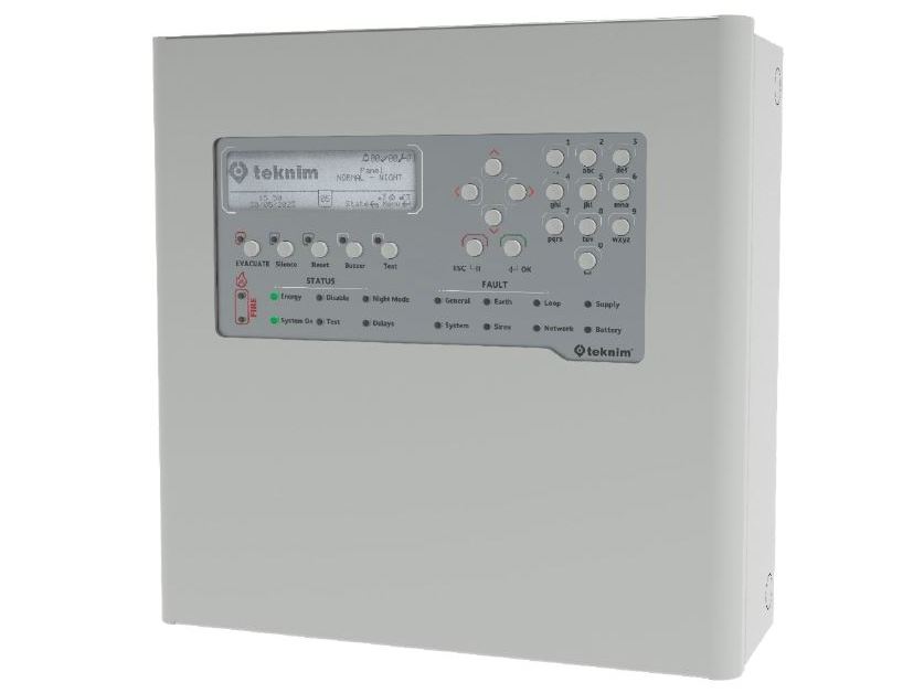 Centrala detectie incendiu adresabila, 1 bucla, 72 zone, 240 dispozitive, EN 54-2, EN54-4, EN 54-21, IP30, TEKNIM TFP-2211. Fiabilitate si performanță 1 Centrala detectie incendiu adresabila
