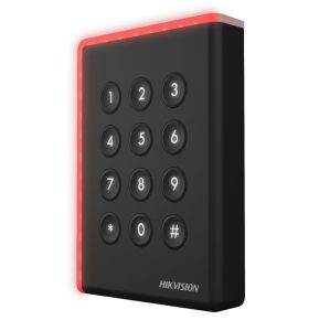 Cititor cartele/Taguri Mifare 13.56 Mhz cu tastaura Hikvision DS-K1108AMK. Fiabilitate si performanță
