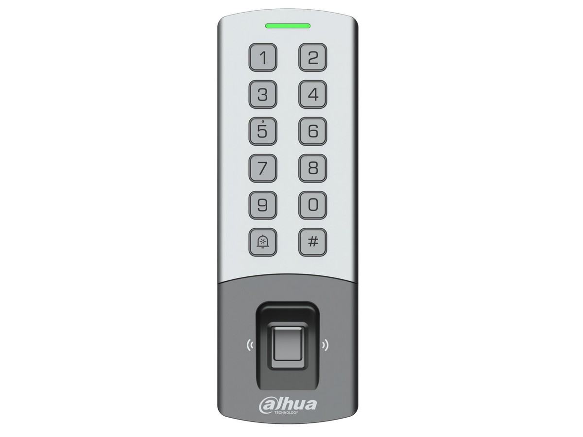 Cititor de proximitate standalone Dahua ASI1212M-P, card 13.56MHz, parola, amprenta, 10.000 utilizatori, RS-485 Wiegand, PoE, IP65, IK08. Fiabilitate si performanță 1 Cititor de proximitate standalone Dahua ASI1212M-P