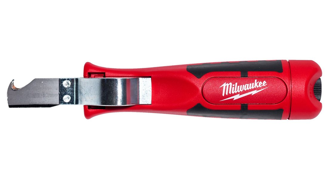 Cleste pentru dezizolare cabluri Milwaukee, pentru diametre de 4-28mm, capac de siguranta, maner cu design anti-alunecare, 4932498269. Fiabilitate si performanță 1 Cleste pentru dezizolare cabluri Milwaukee